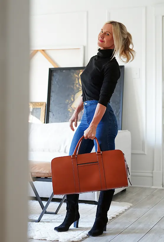 Carl Friedrik leather weekend bag, photo 2