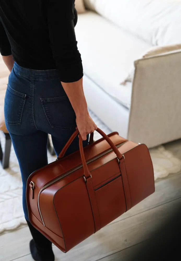 Carl Friedrik leather weekend bag, photo 4